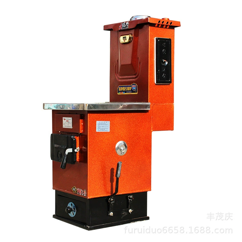 Фабрика Прямые поставки Бытовая Отопительная печь утолщенная стальная пластина большая квадратная печь для газификации дровяная печь сельская Отопительная печь