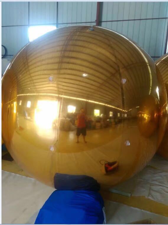 厂家直销气模充气镜面球产品大型超市商场装饰气模DIY充气系