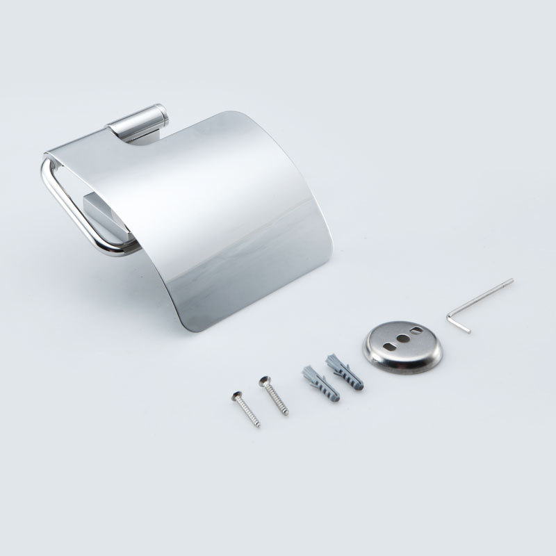 厨卫五金304不锈钢纸巾架 卫生间打孔厕纸架浴室壁挂式创意卷纸架|ms