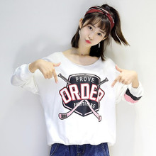 2018����ŮװԲ�쳤����ͷӡ����������Ů���ɰٴ�T������ѧ����