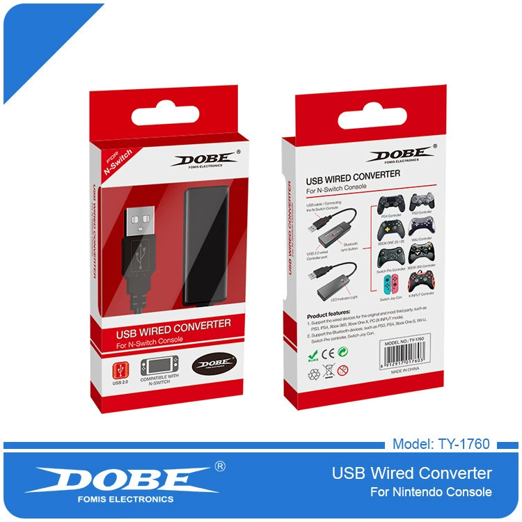 SWITCH Проводной + Bluetooth конвертер Howle Handle Switch Bluetooth Gamepad Tour Converter TY-1760