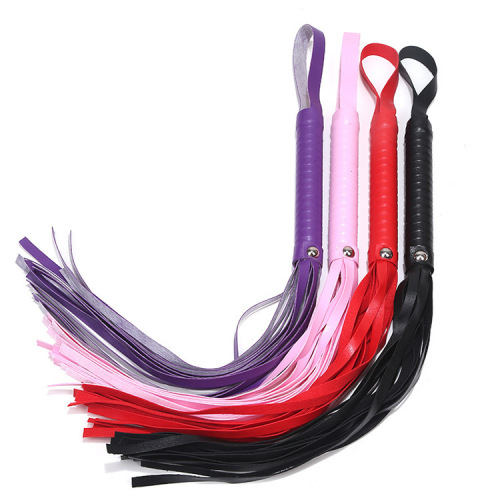 Sexy leather whip, small loose whip, spanking and spanking, passionate sex tools for men and women, small toys, alternative pleasure and climax, foreign trade