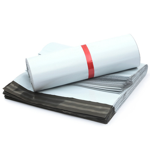 Factory new material white express bag thick waterproof bag packaging bag white mailing package bag can be printed