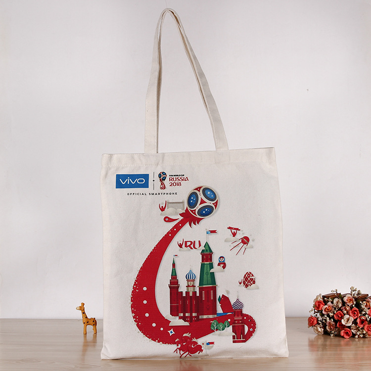 彩色帆布袋批发 热转印棉布袋定做 全棉购物手提帆布袋子