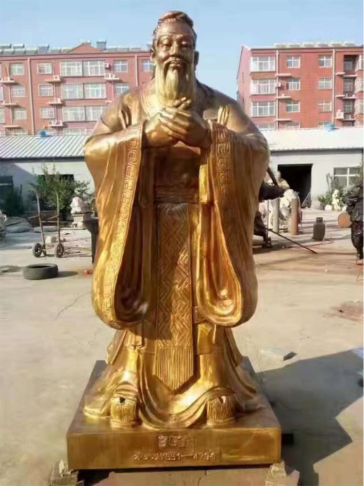 产品实拍5铜孔子