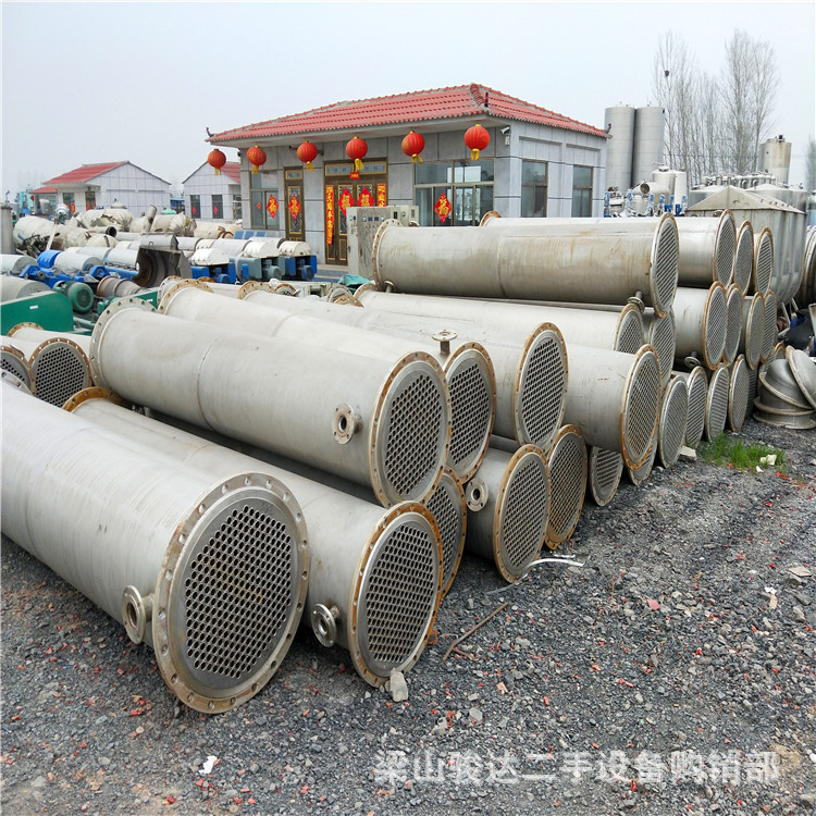 出售冷凝器 二手不鏽鋼冷凝器 5--200平方列管式冷凝器