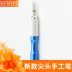 Korean semi-permanent new tattoo handmade pen single-head metal cross tattoo pen tattoo product tattoo tool