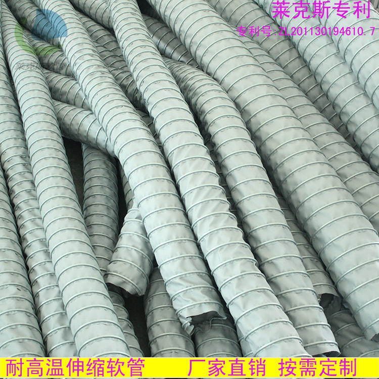 厂家耐高温玻纤硅胶软管汽车尾气排放软管锅炉高温排气管