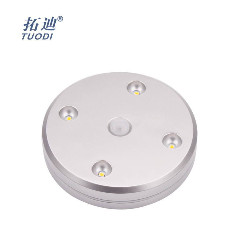 拓迪人体感应灯充电款 创意小夜灯楼道卧室衣柜灯壁灯 地摊小夜灯