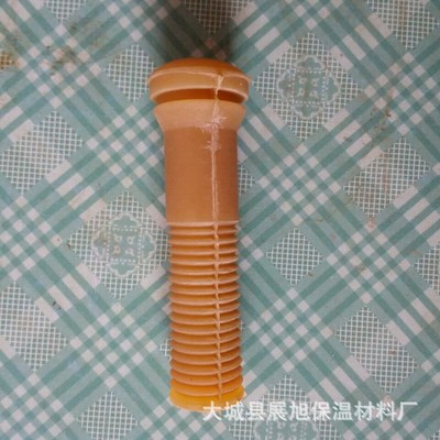 供应家禽屠宰脱毛橡胶棒 定做耐高温耐磨牛津螺纹胶棒90*23mm