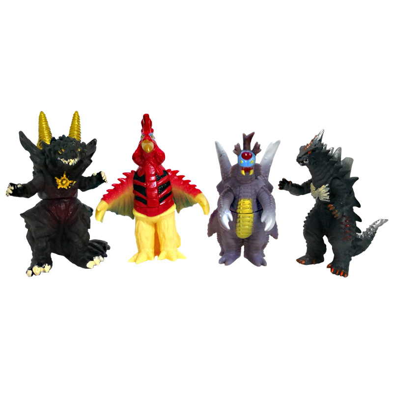 软胶怪兽玩具超人 机器人模型巴顿儿童玩偶摆件义乌玩具