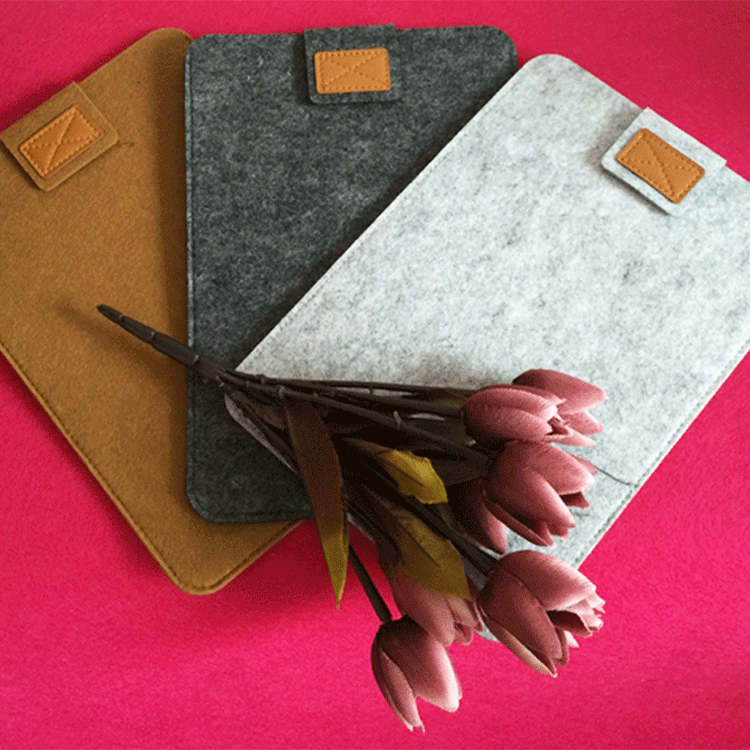 厂家供应毛毡包时尚新颖平板电脑毛毡包质量保证支持低价批发