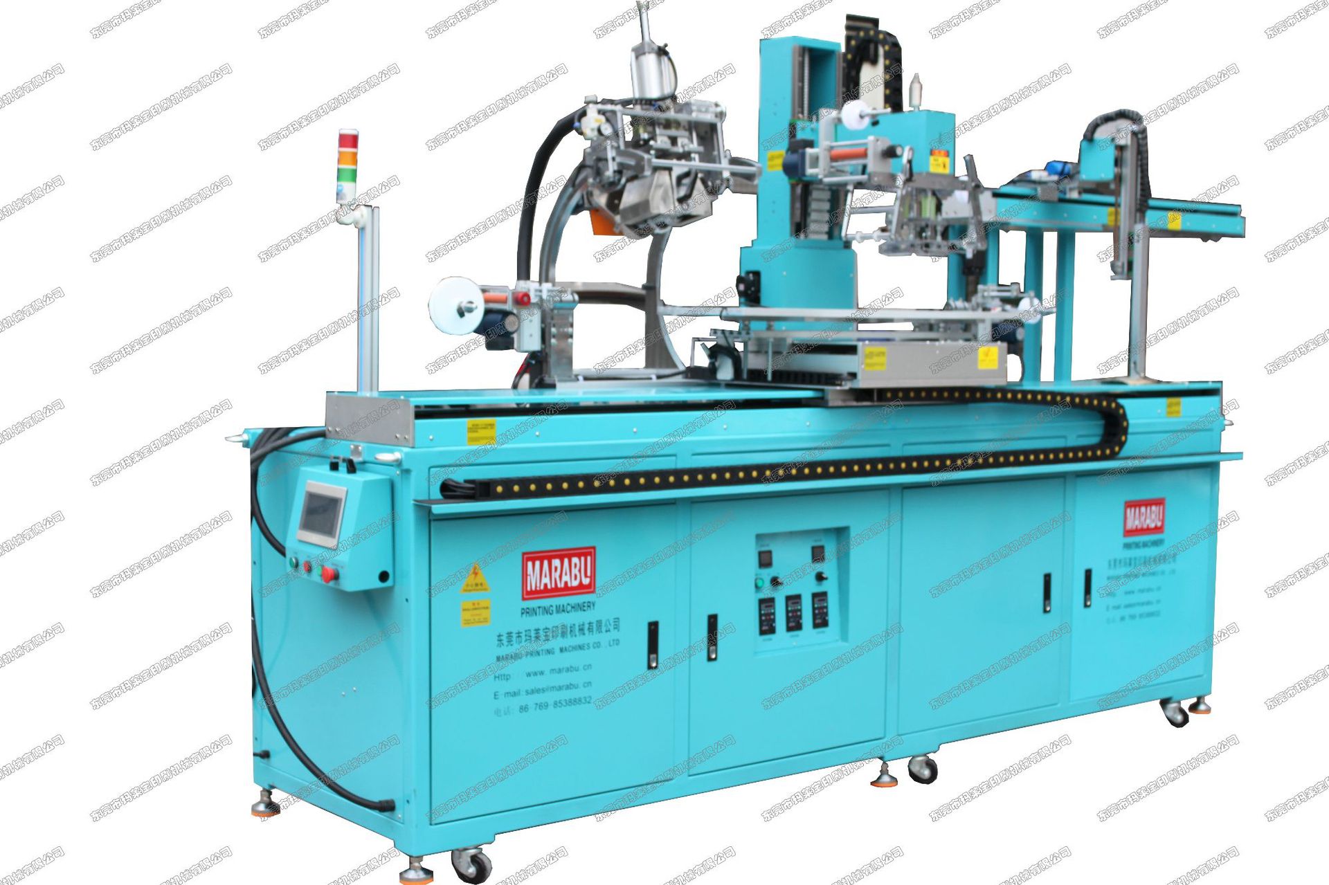 玛莱宝空调面板平烫滚烫机塑胶外壳滚烫印机电视外壳大平面烫金机