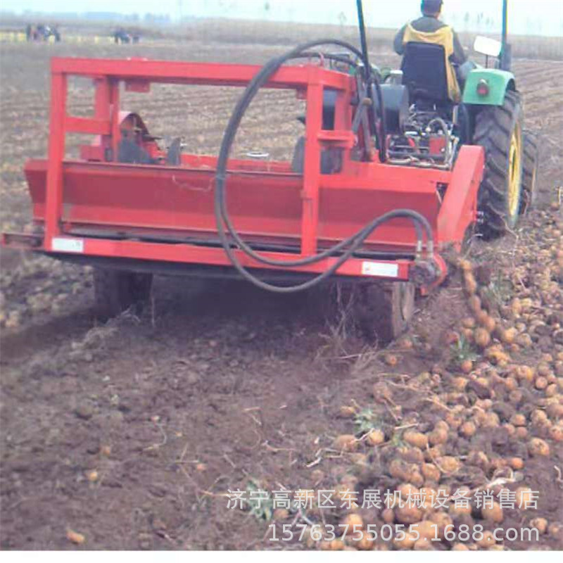 自动土豆收获机 田地拖拉机牵引土豆红薯收获机 跨境