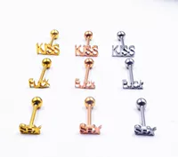 Physiological tongue piercing stainless steel