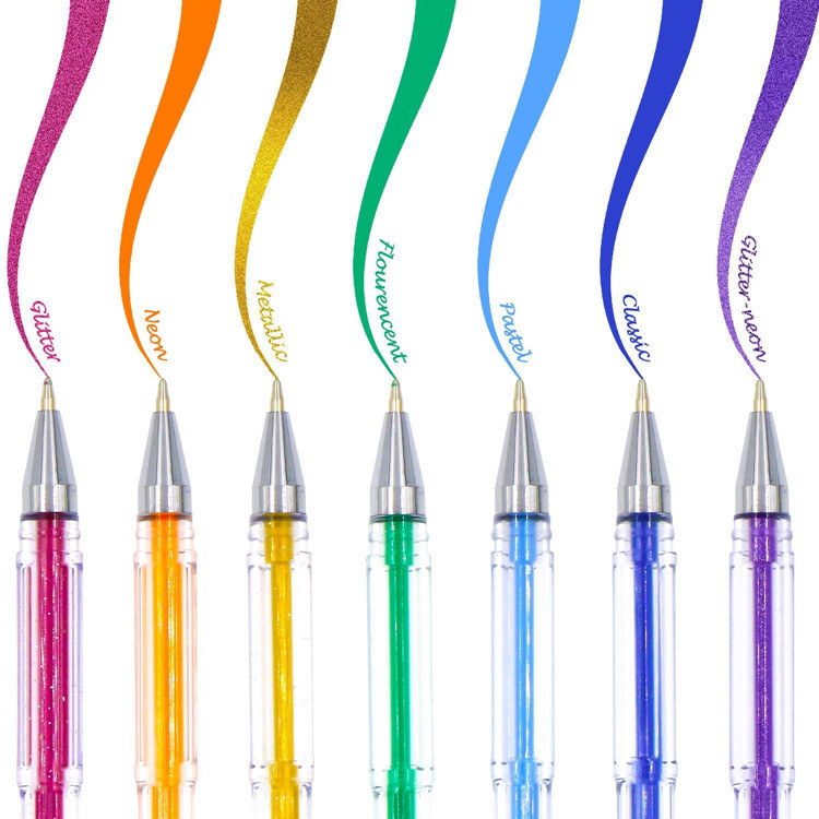 800g Weight Gel Pen Stationery Type 1 Set Quantity Wedding, Graduation, Birthday Occasion Plastic Material Solid Color Pattern Simple Style Style 1 Set Solid Color Wedding Graduation Birthday Plastic Simple Style Gel Pen 7