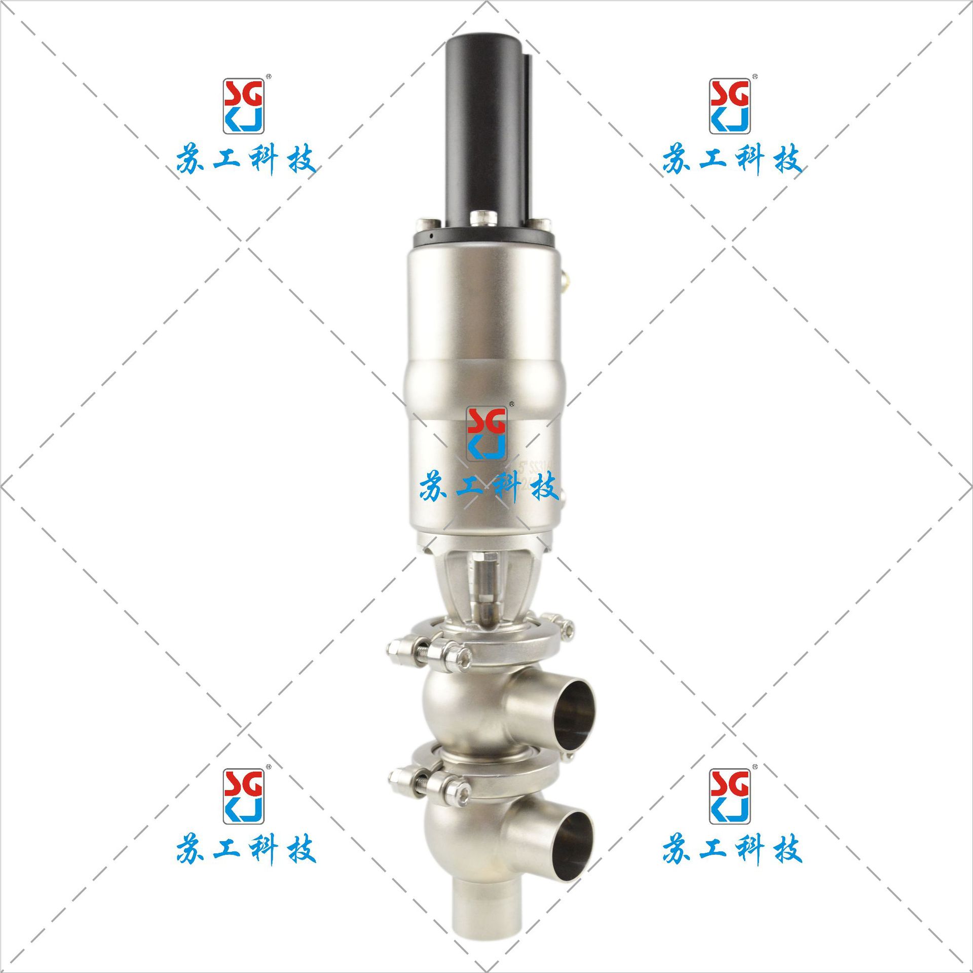 球型气动换向阀 卫生级气动换向阀 LL型气动换向阀