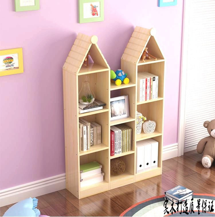 创意儿童实木书架展示架组合架子简约现代多功能玩具架厂家促销