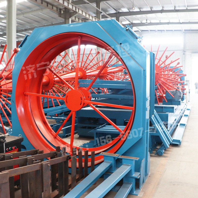 桩基钢筋笼滚焊机 大型全自动数控钢筋笼滚焊机 滚笼焊网机