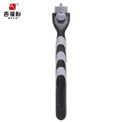 吉福利剃鬚刀刀架通用手動三層刮鬍刀片刀頭3層刀柄塑膠手柄