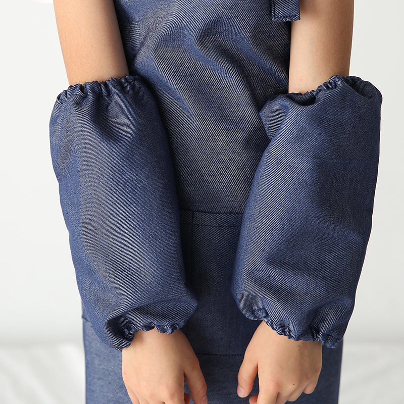 Delantal para niños Denim ajustable SOMBRERO actividad Jugar ropa pintura Centro de Educación Temprana centro comercial rendimiento ropa entre padres e hijos