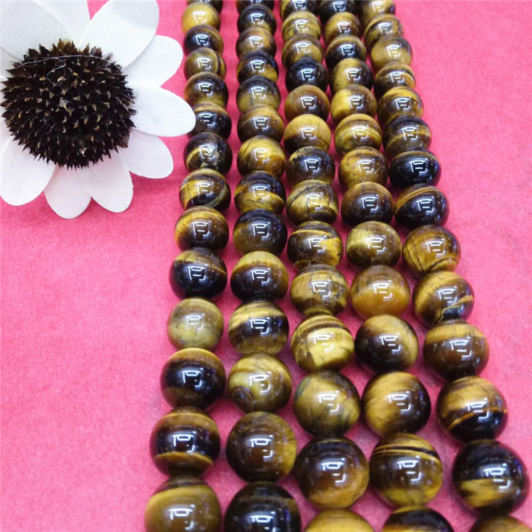 Guangshun Jewelry offers wholesale of natural yellow tiger's Eye stone loose beads and semi-finished tiger's eye stone products. DIY jewelry beads are sold directly by the manufacturer detail image 7