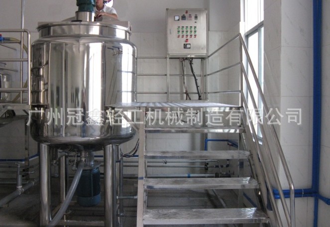 GXJ-1000L液洗均质搅拌锅 反应搅拌锅 洗发水沐浴露加热搅拌罐