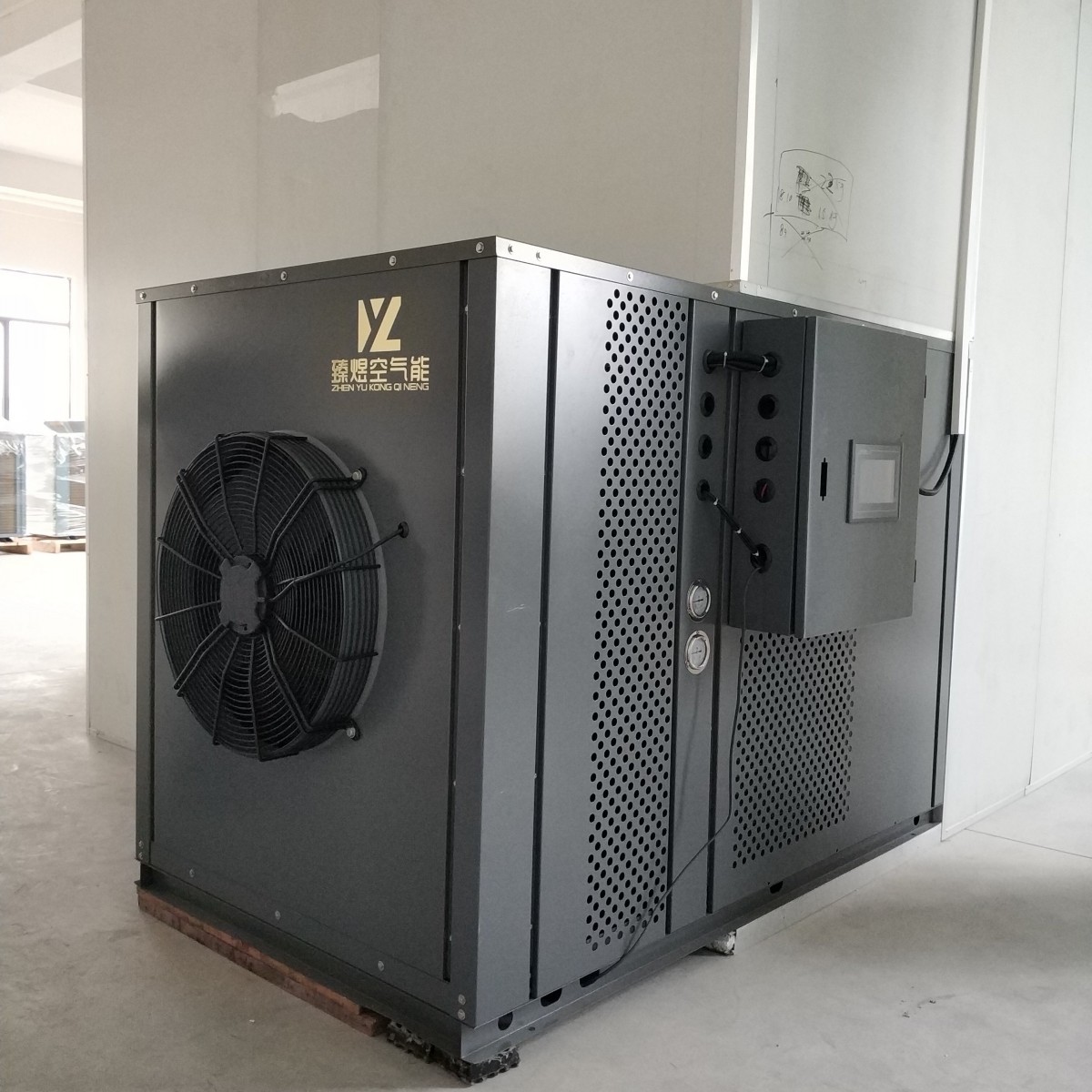 臻煜空氣能烘幹機 糧食木材水稻沙子煤泥稻谷雞糞鋸末熱泵烘幹機