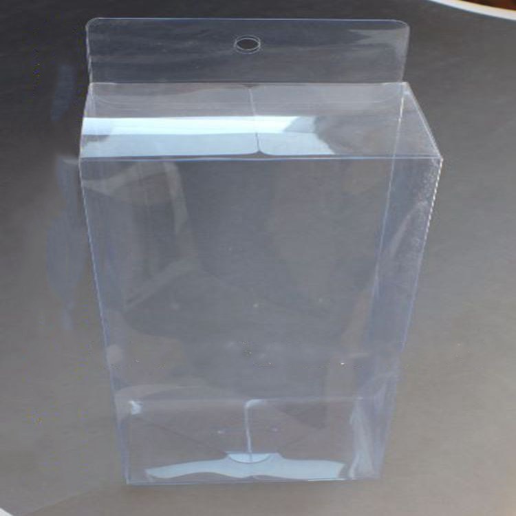 青岛生产pvc包装盒带挂钩透明塑料包装可来样加工定做