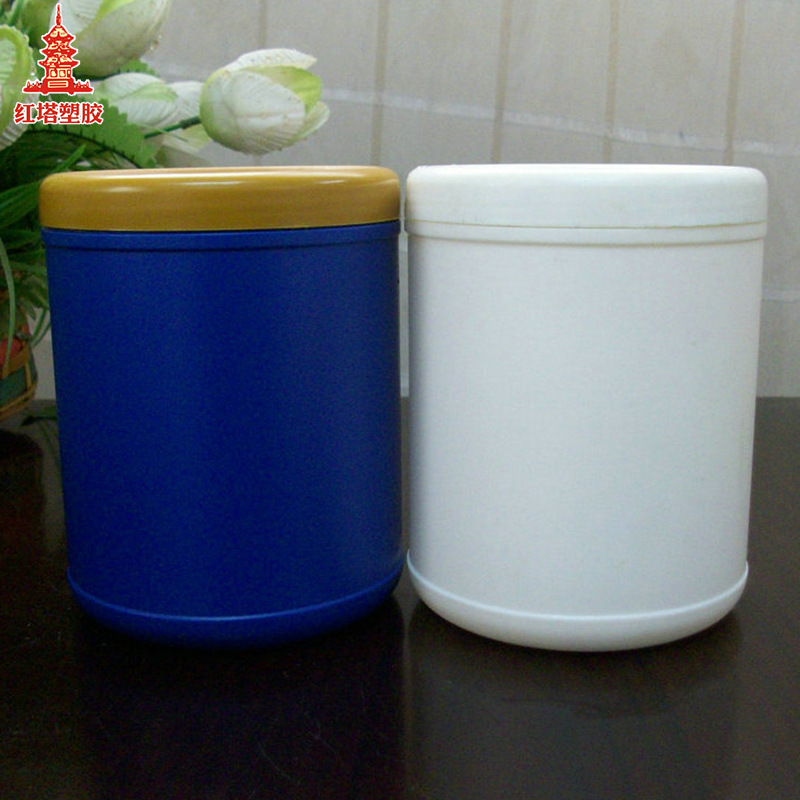 供应800ml塑料罐农化工罐  800G塑料瓶广口瓶塑料桶食品包装