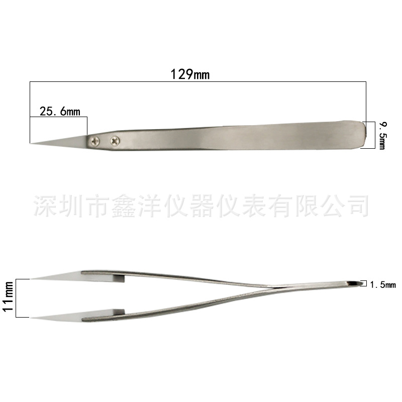 陶瓷镊子直头 手机维修陶瓷镊子维修镊子 手工打磨飞线神器