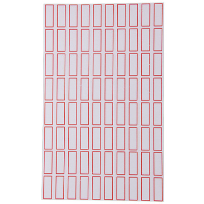 【现货】不干胶标签纸10*8  彩色不干胶印刷  空白格 70张/包|ru