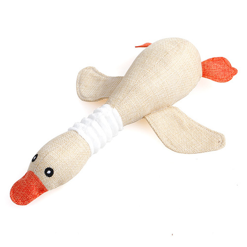 Dog teething goose sound toy Teddy puppy golden retriever puppy large dog teething chewing toy
