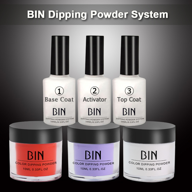 Dipping Powder美甲浸润粉指甲粉套装指甲油封层蘸粉美甲用品批发 美甲货源 买卖货源网