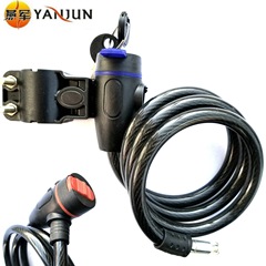 Manufacturer ring key lock, bicycle lock, bicycle cable lock, hardware tool lock, cycling supplies