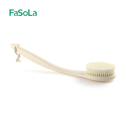 Japanese FaSoLa bath brush long handle back rub bath artifact brush mud soft hair bath brush adult bath towel