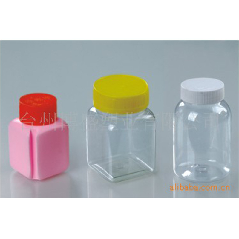 透明PET塑料瓶 雪菊瓶 罐 食品药用塑料瓶 多规格广口瓶圆柱形|ms