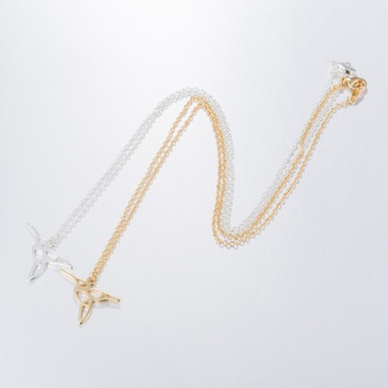 Cute Hollow Bird Necklace Eco-Plating Gold Silver Woodpecker Pendant Necklace