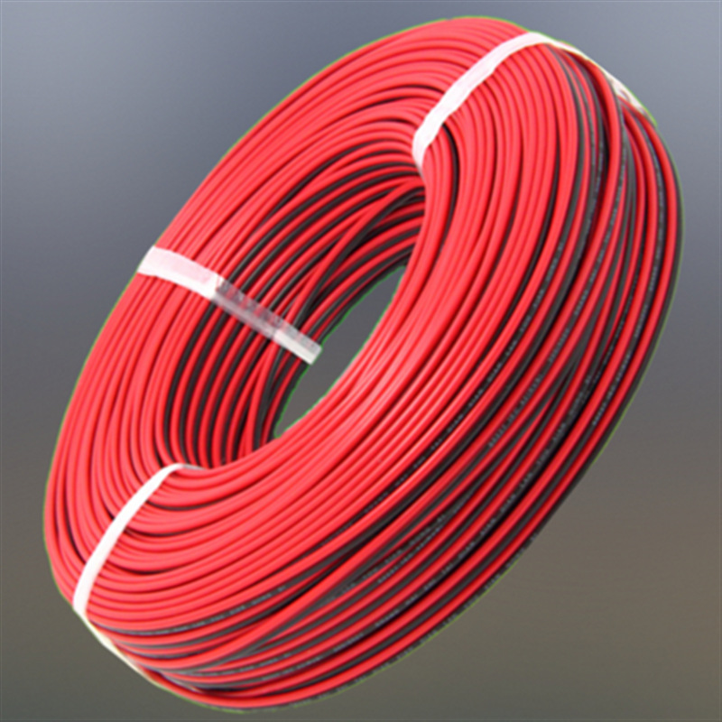 红黑并排多芯平行电线软线 电源线 平行线 红黑线 0.5平方 1米