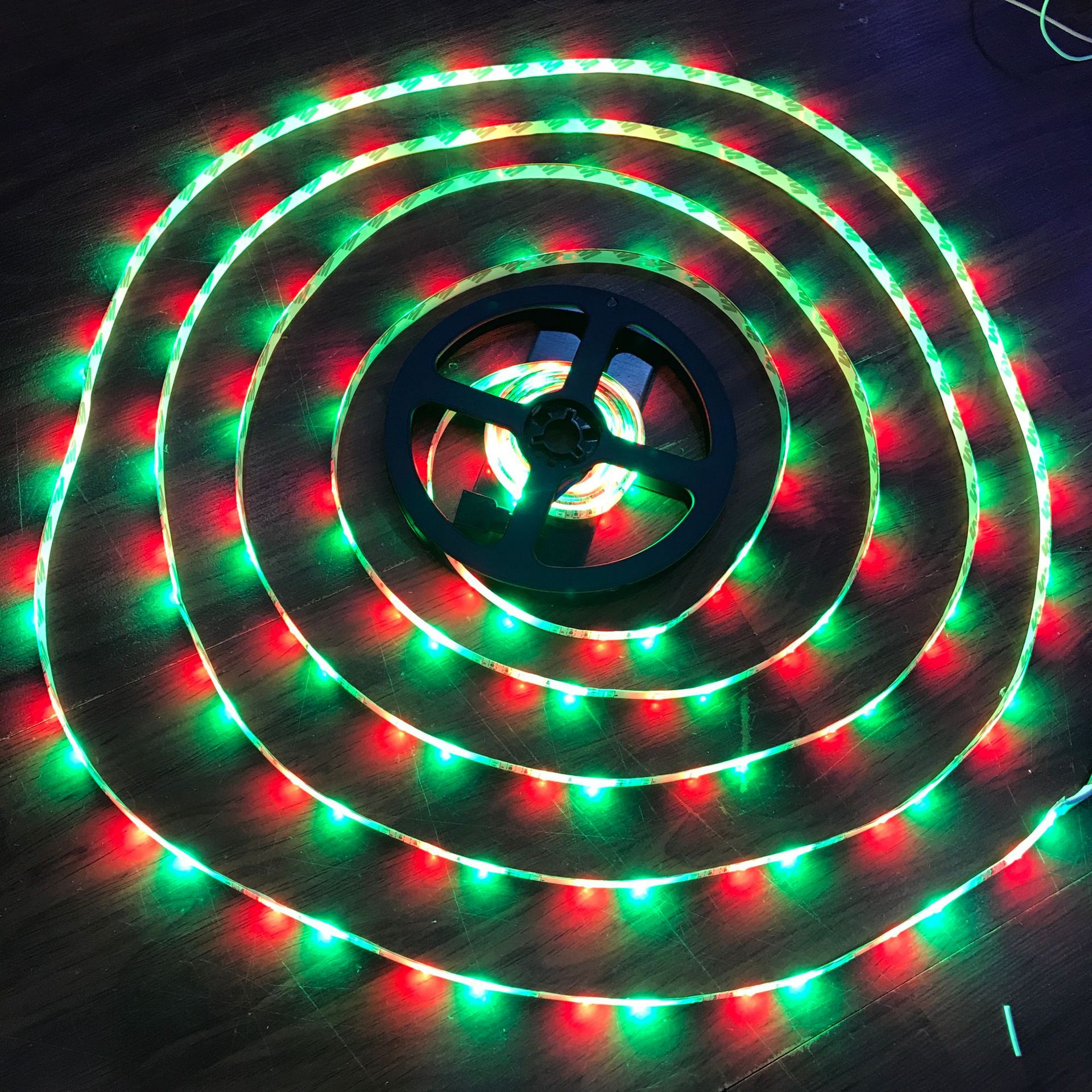 led灯带 防水2835套装RGB七彩灯条 装饰灯 3528变色跑马灯带套装-阿里巴巴