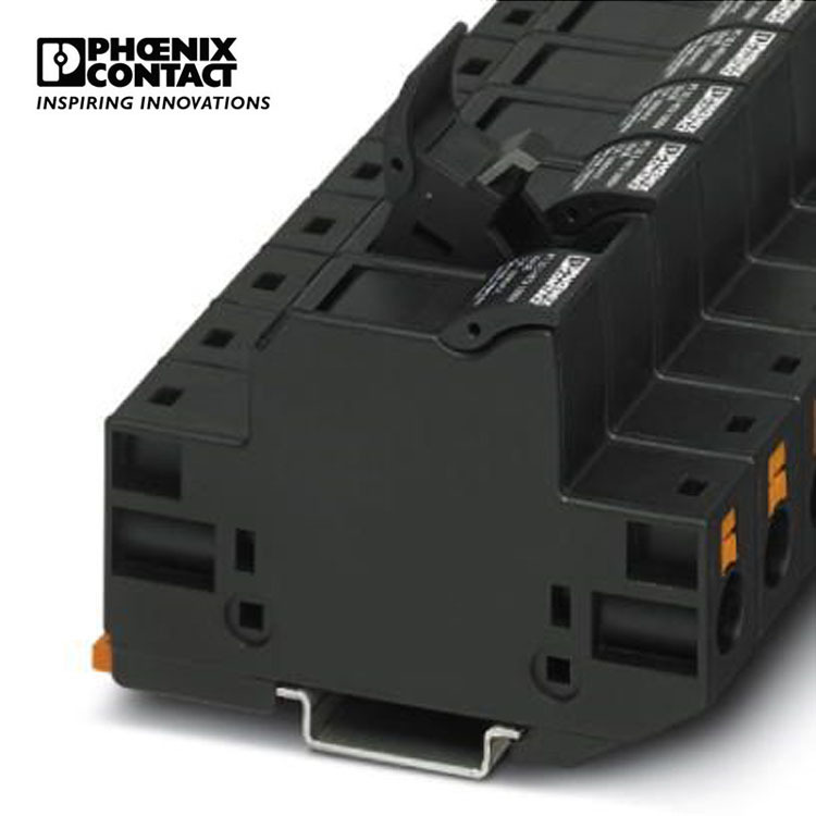 菲尼克斯接线端子直插式连接保险丝端子不带灯 PT10,3-HESI 1000V