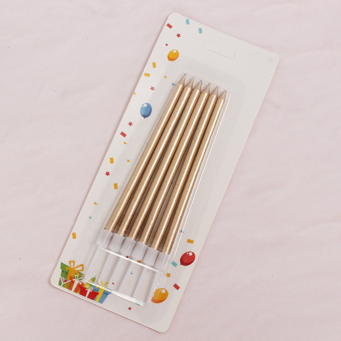 长金色直杆蜡烛玫瑰2