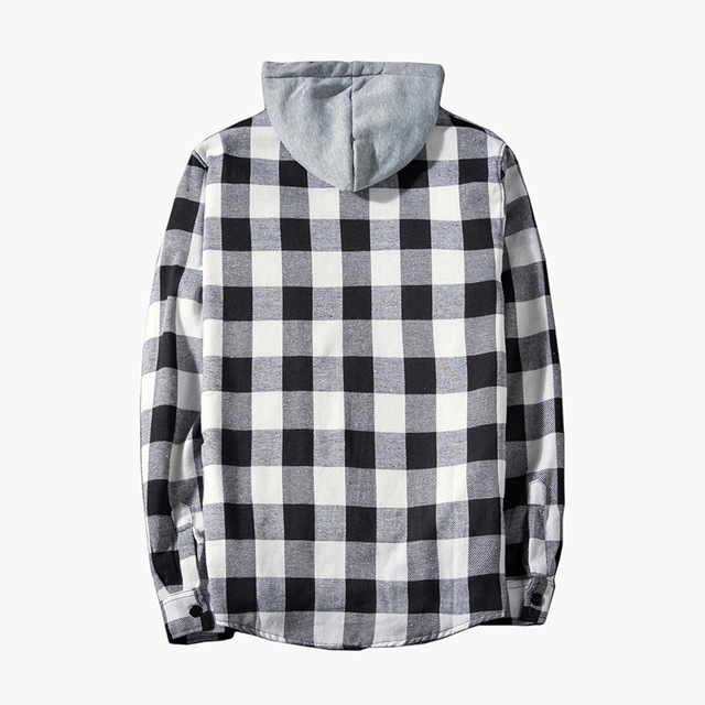 New Autumn Fashion Men’s Hat Chequered Coloured Long Sleeve Shirts 