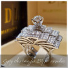 Accessory, wedding ring for beloved, wish, European style