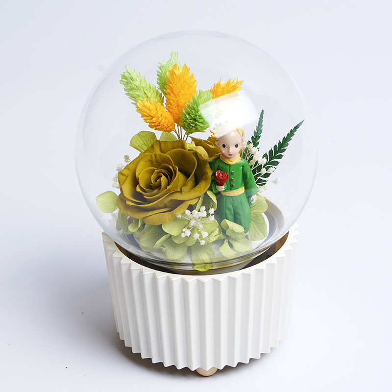Xiao Wang-Spend eternity The music box Cup Cake Upper chord rotate Music Ball
