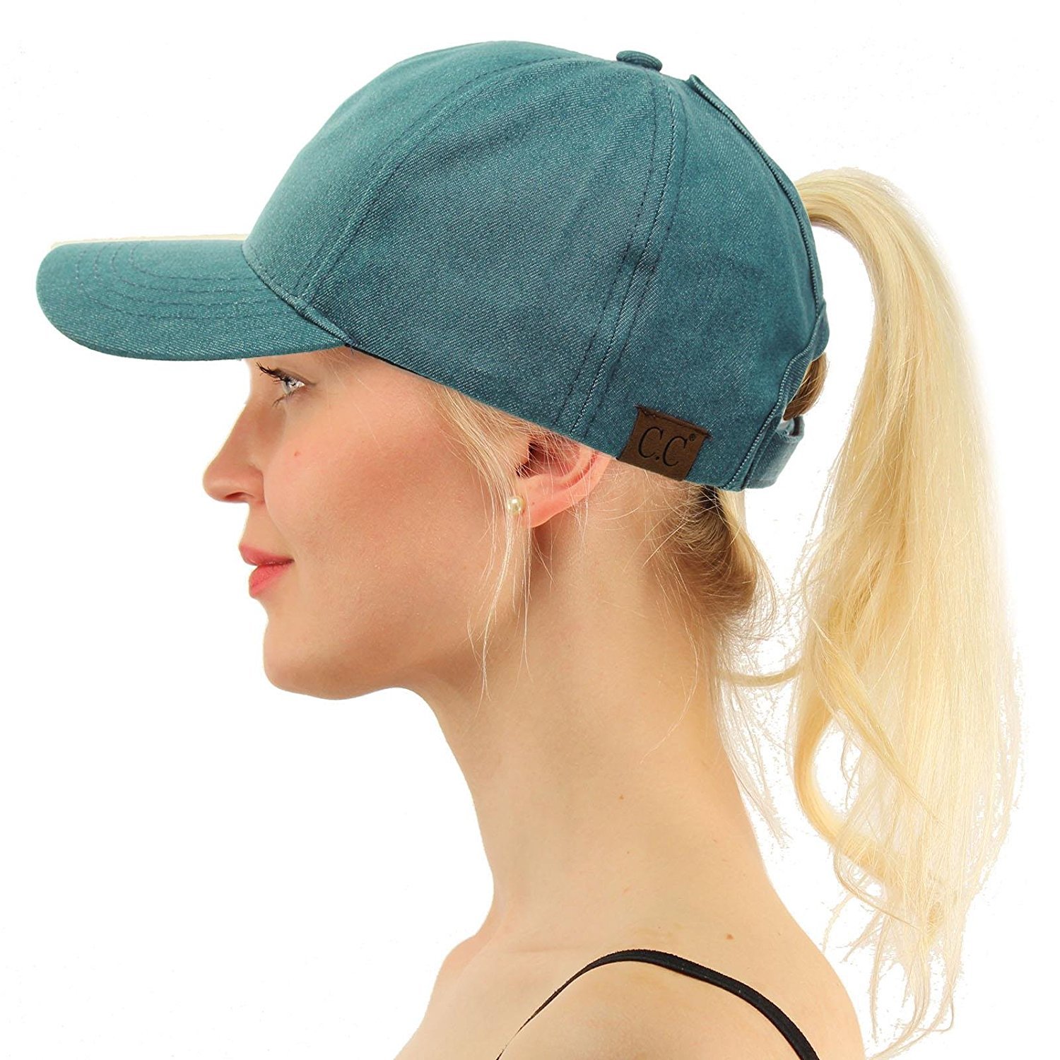 Women's Sweet Solid Color Curved Eaves Baseball Cap display picture 16