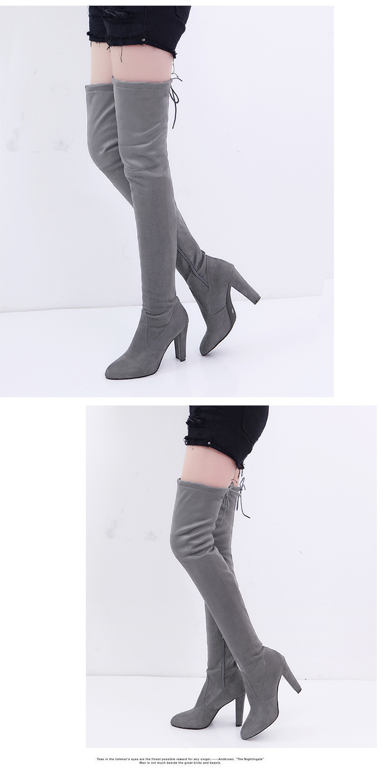 Bottes femme en Daim - Ref 3354939 Image 24