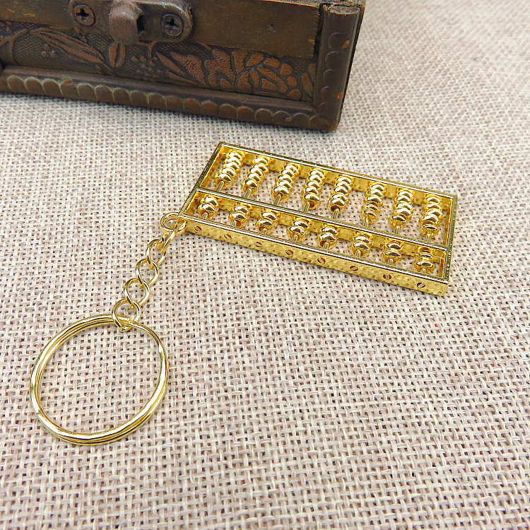 Feng Shui Abacus Keychain