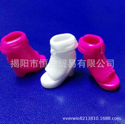 玩具鞋子 新款高跟鞋 衬衣造型 鱼嘴鞋 多色可选 10双打包