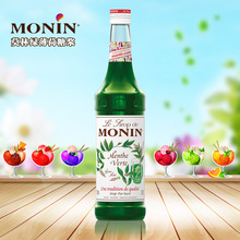 MONIN莫林绿薄荷风味糖浆果露700ml咖啡鸡尾酒果汁饮料烘培调酒